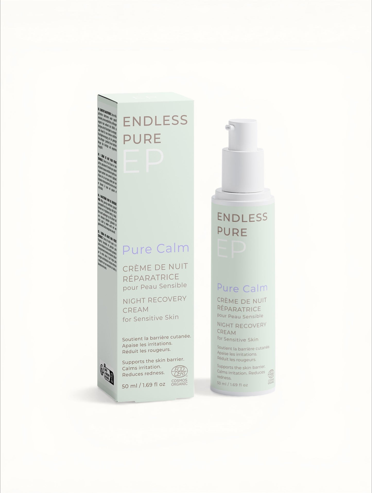 Crème de Nuit Réparatrice Apaisante pour Peaux Sensibles