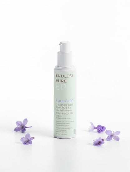 Crème de Nuit Réparatrice Apaisante pour Peaux Sensibles