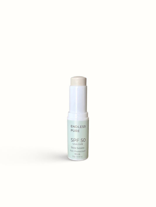 Stick de protection solaire SPF50, sans colorant